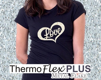 12"x 15" / 1-sheet / ThermoFlex Plus Metal Flake - Heat Transfer Vinyl - HTV