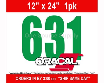 Oracal 631 Removable Vinyl - 12 Sheets (12 x 12)