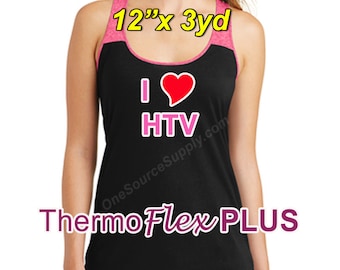 12"x 3yd /ThermoFlex Plus - Heat Transfer Vinyl - HTV