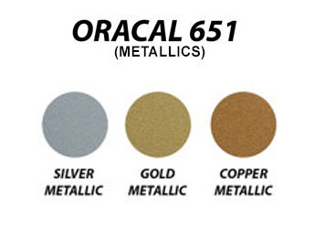 Oracal 651 Glitter Color Chart