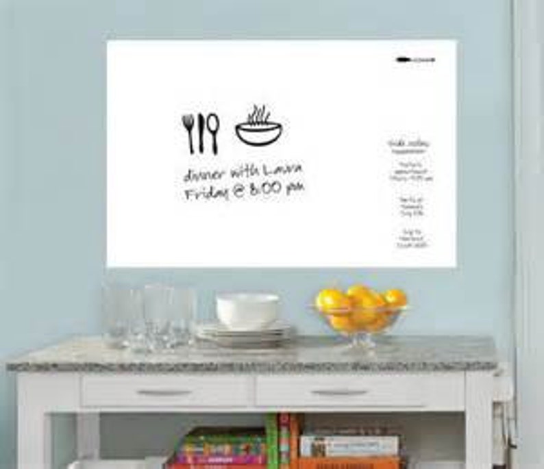 1 sheet 12x 24 Dry Erase Vinyl WHILE SUPPLIES Etsy