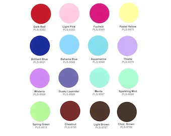12"x 12" / 1-sheet / NEWEST COLORS ThermoFlex Plus - Heat Transfer Vinyl - HTV