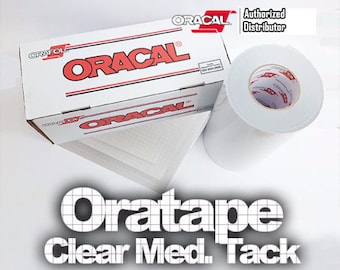 12"x 10 yards Transfer Tape / Oratape MT80P Clear Medium Tack