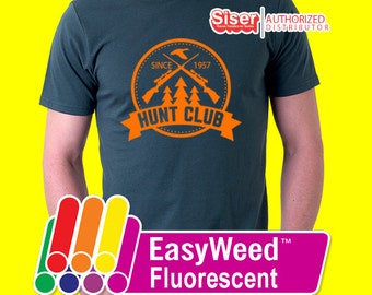 12"x 36" Siser Easyweed Fluorescent -Neon - Heat Transfer Vinyl - HTV