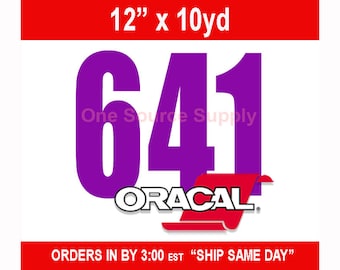 12"x 10 yards* / Oracal 641 Matte - Orafol - Outdoor Vinyl - Craft Vinyl - Decal Vinyl - (While Supplies Last)