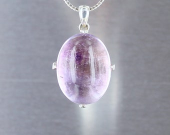 Colgante de amatista, plata 925, piedra natural, piedra morada, hecho a mano, joya de calidad, joya exclusiva, para ella