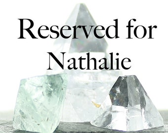 Reserved for Nathalie. Dolphins pendant on Larimar