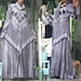 ETHNIC vintage 1970's RARE Hand block Indian silk bell sleeves bohemain kaftan hippie gypsy festival folk hippy boho maxi dress