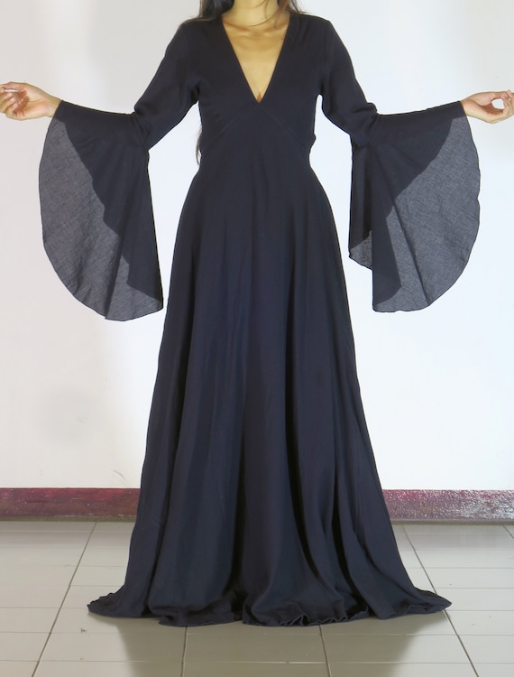 black meshki dress Analia Chiffon Maxi Dress - Black main image 0