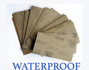 Sandpaper Wet Dry 70pc 4.5 X 5.5 COMBO 400//600//800//1000//1200//1500//2000 Grit