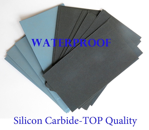 Sandpaper Wet Dry 70pc 4.5 X 5.5 COMBO 400//600//800//1000//1200//1500//2000 Grit
