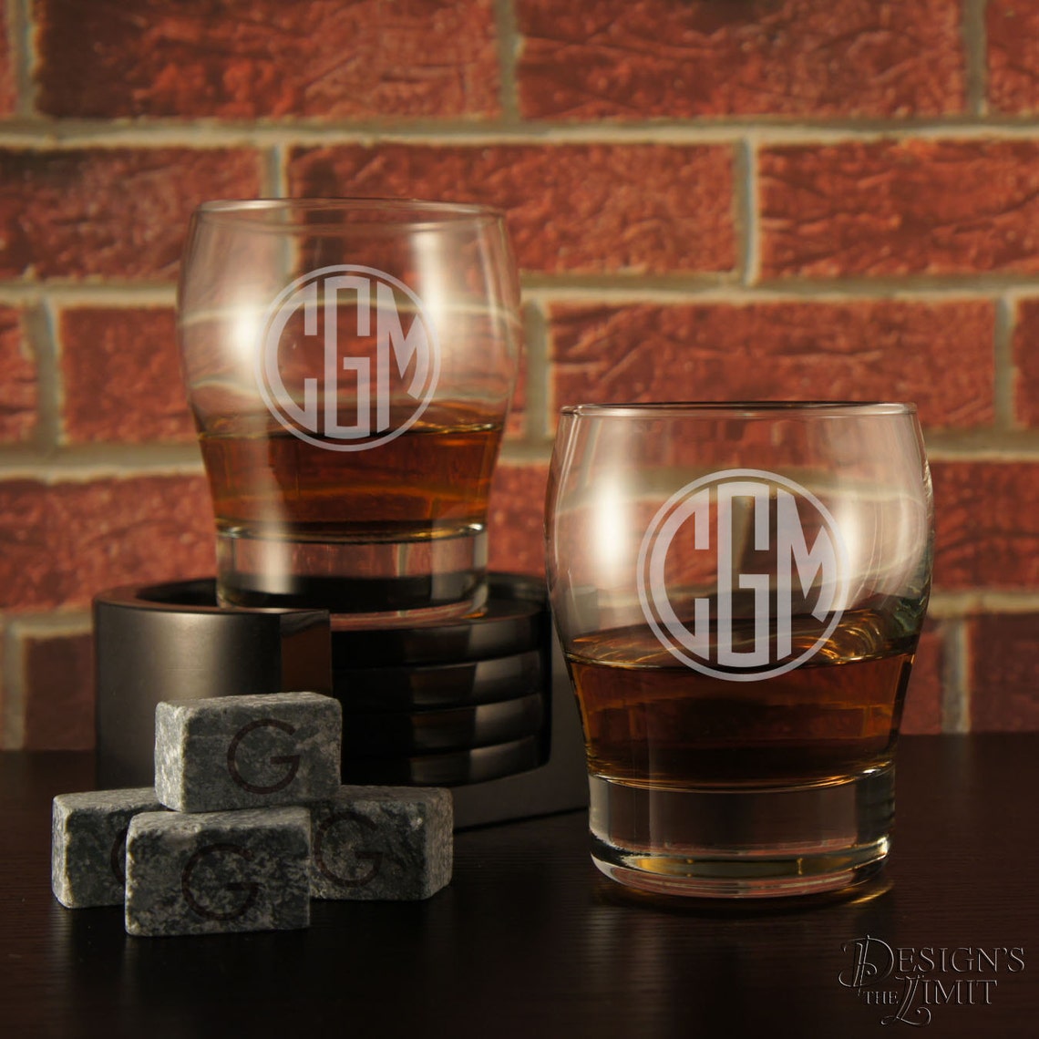 Personalized Stemless Snifter Glass With Optional Monogrammed Etsy