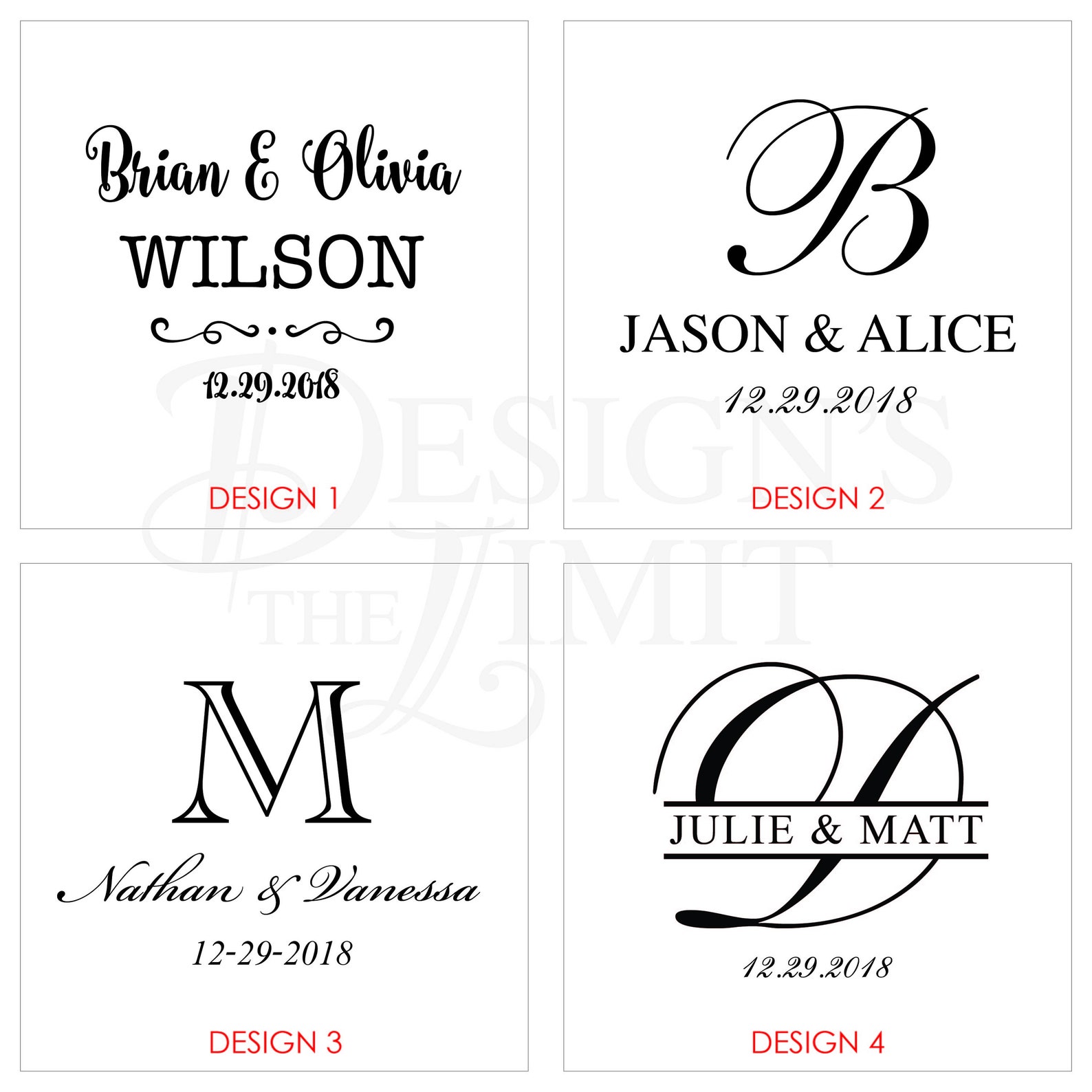 Personalized Cutting Board including Family Name Monogram. Etsy