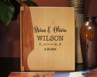 Personalized Picture Album Engraved with Design Options (Holds 200 - 4 x 6 Photographs)