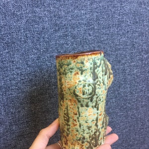 Ceramic Log Cup // Tree Lover // pottery