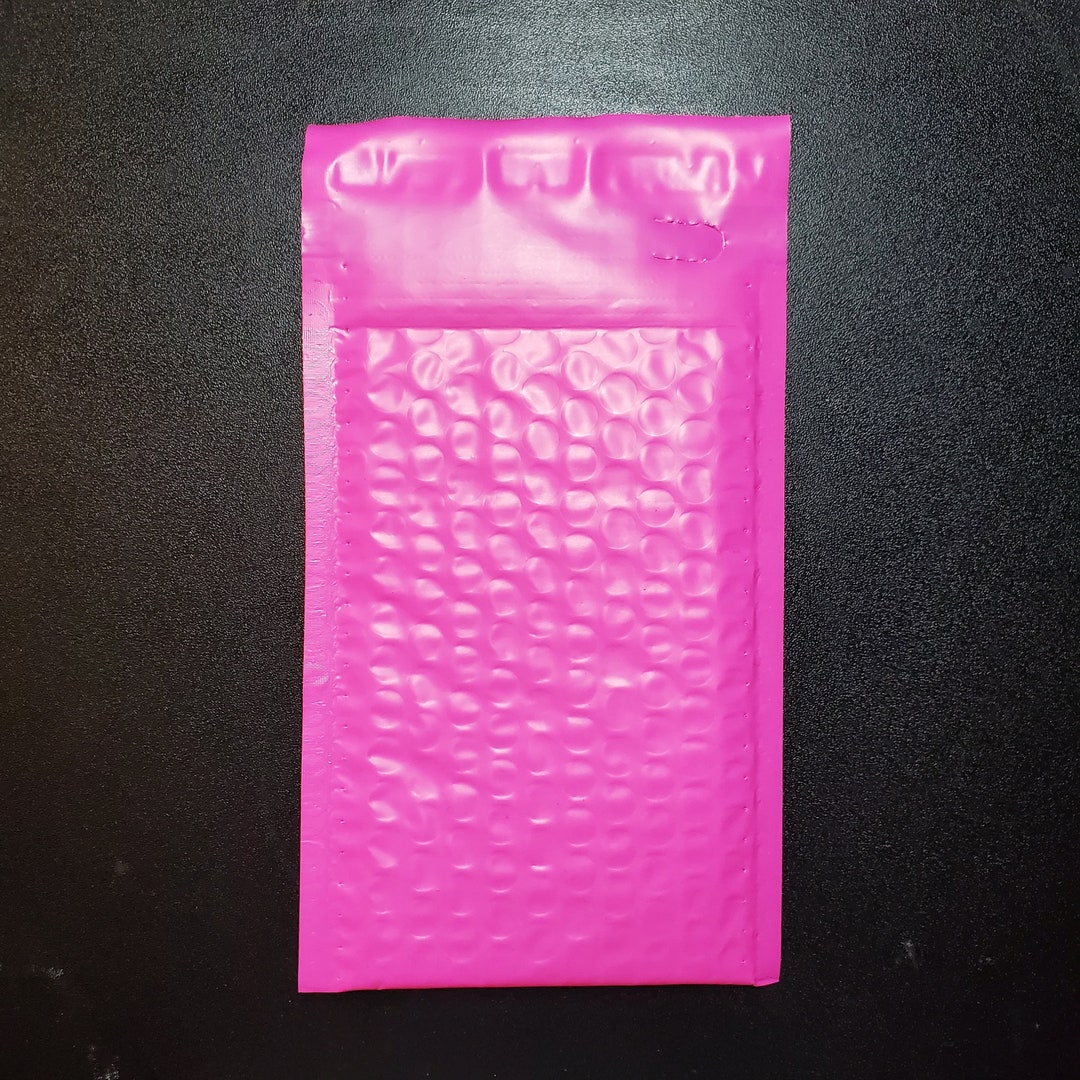 25 4x8 Pink Bubble Mailer Envelope Bag Padded Protection Shipping