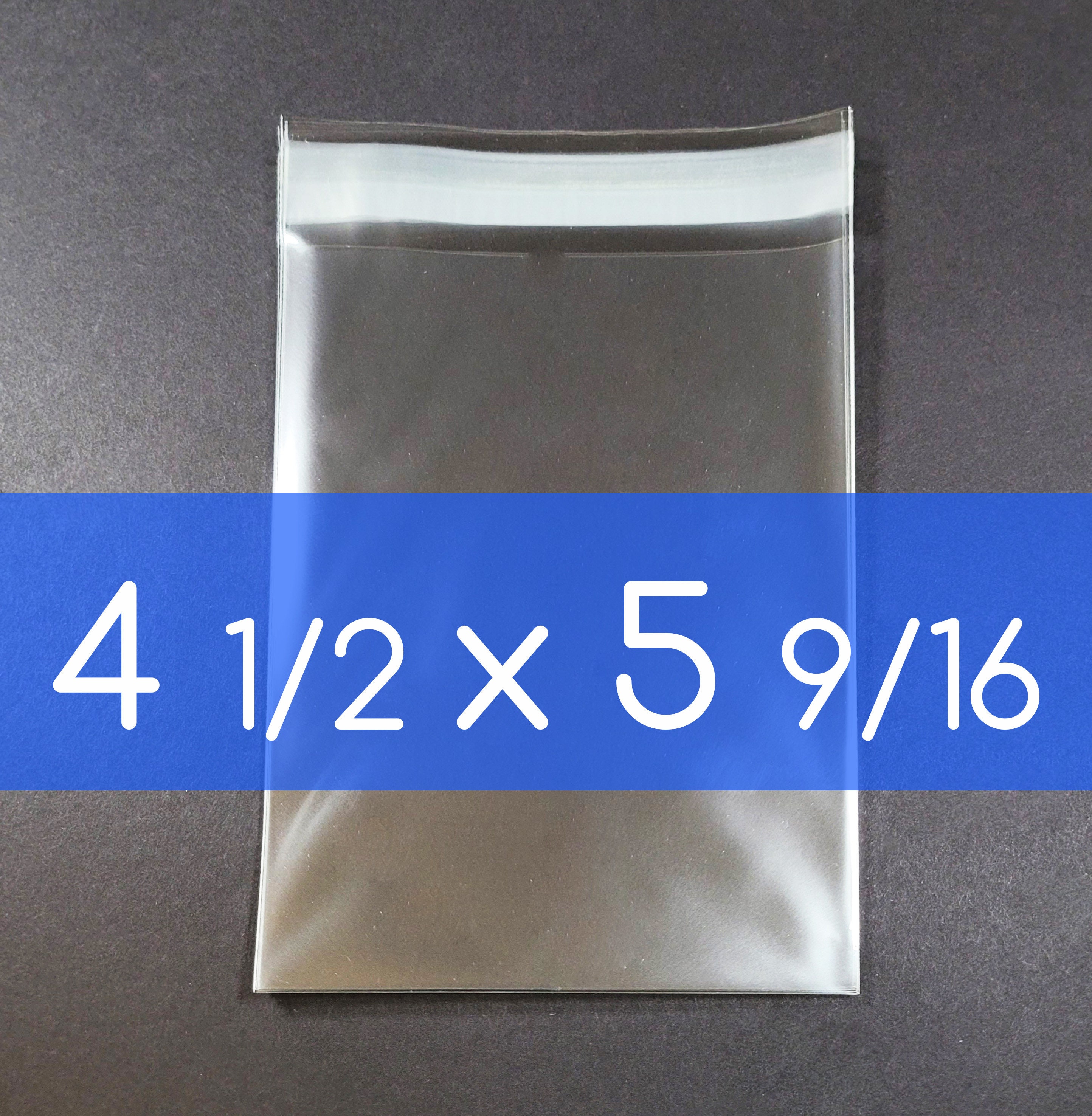 200 Clear Cello Bags 1.5" x 2" inch Resealable Self Adhesive 1.8 mil OPP Poly 