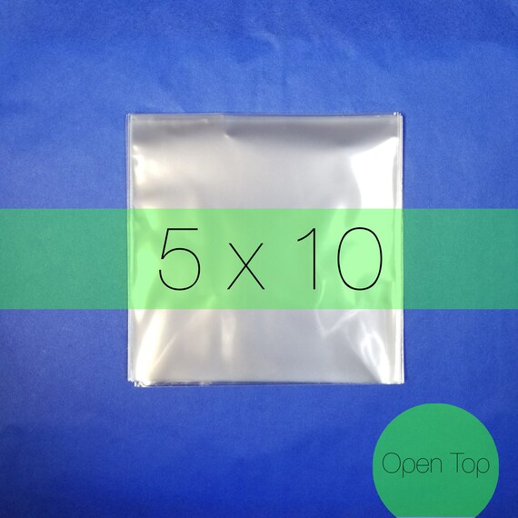 Clear Gift Bags 5x10 Clear Sleeves Clear Cello Bags Non Sealing 5x10 Cello Bags Open Ended Cello Bags . 100 5x10