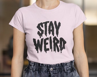 Stay Weird Pastel Goth Creepy Cute Unisex T-Shirt