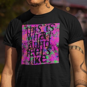Mental Health Awareness, ADHD Neon Goth Unisex T-Shirt