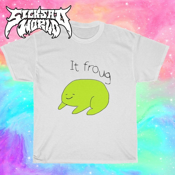 IT FROUG Meme Frog Cute Derp T-shirt More Colors Available | Etsy