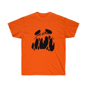 Scary Jack-o'lantern Halloween Creepy Pumpkin Face Shirt - Etsy