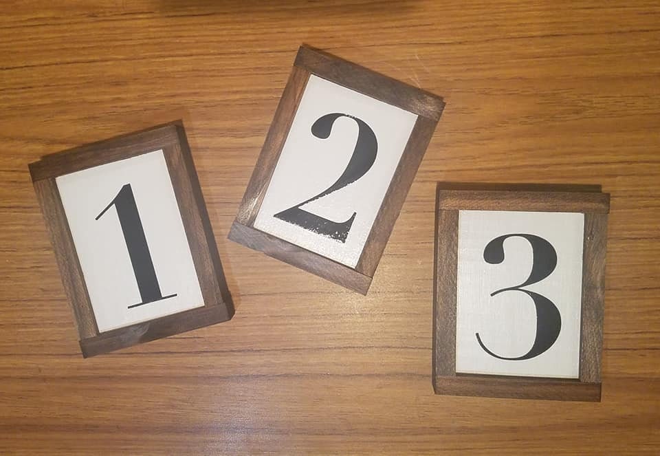 Event Table Numbers Etsy