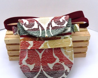 Multi colors  crossbody purse, crossbody bag,  passport purse or small everyday purse.