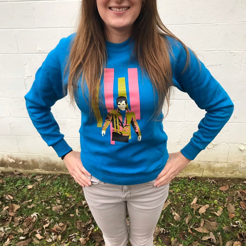 Vintage Lee Blue Elvis Sweatshirt