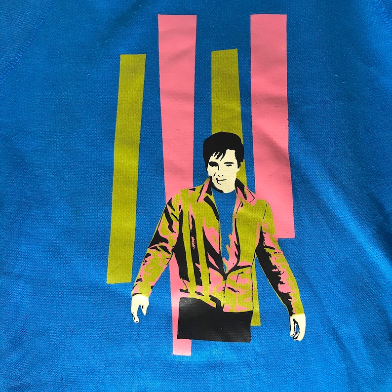 Vintage Lee Blue Elvis Sweatshirt