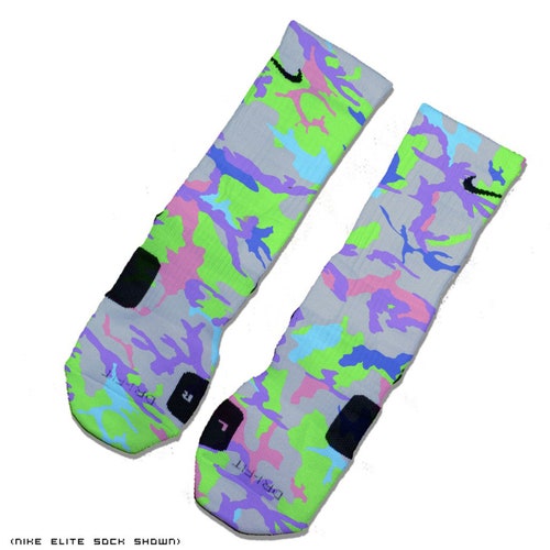 camo nike elite socks