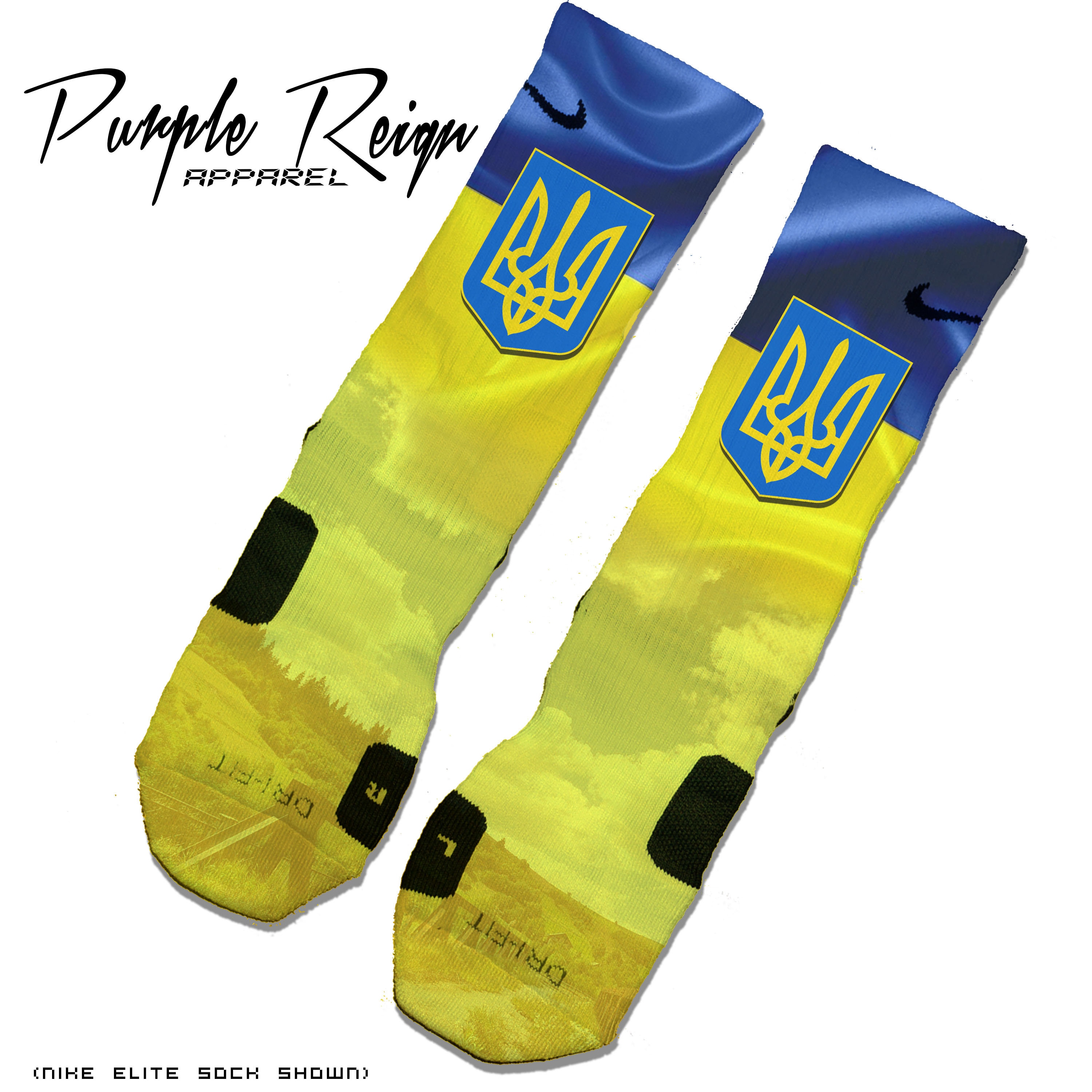 elite socks black