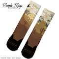 Purple Reign Nike JORDAN 1 "CACTUS JACK " Travis Scott reverse swoosh Custom Premium Socks