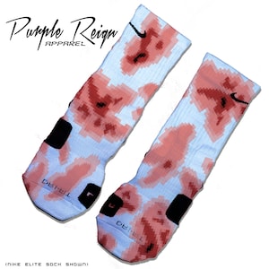 Custom Nike Elite  "Foamposite Thermal" Socks