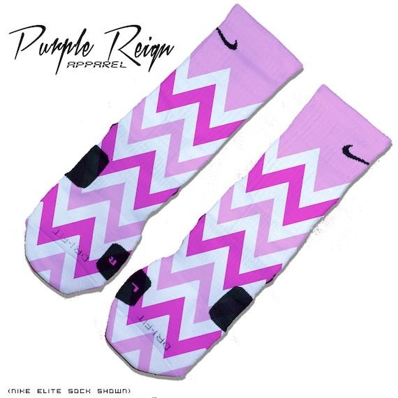 pink nike elite socks