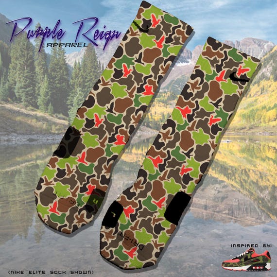 camo nike socks