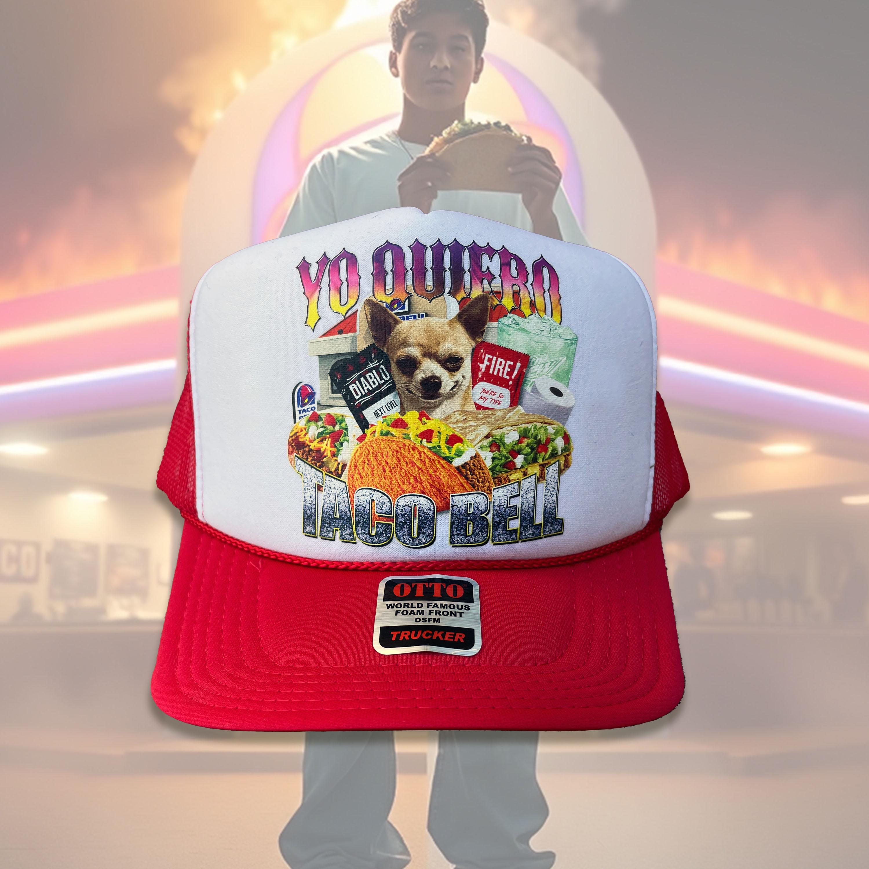 Taco Bell 90s Bootleg Trucker HAT Y2k Funny 