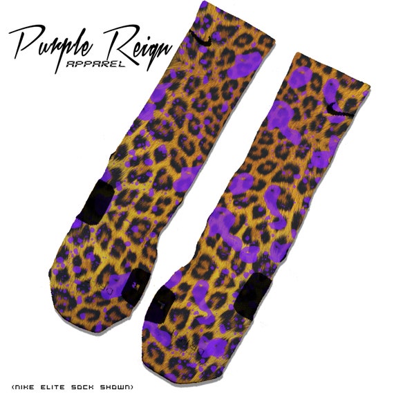 purple elite socks