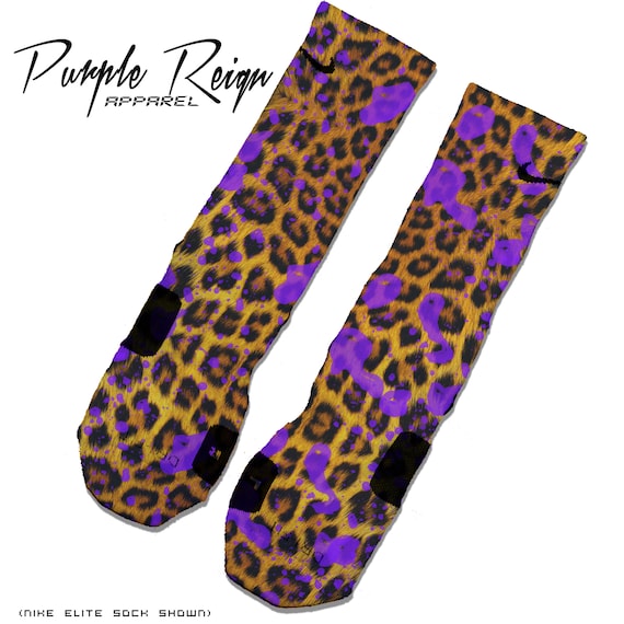 purple elite socks