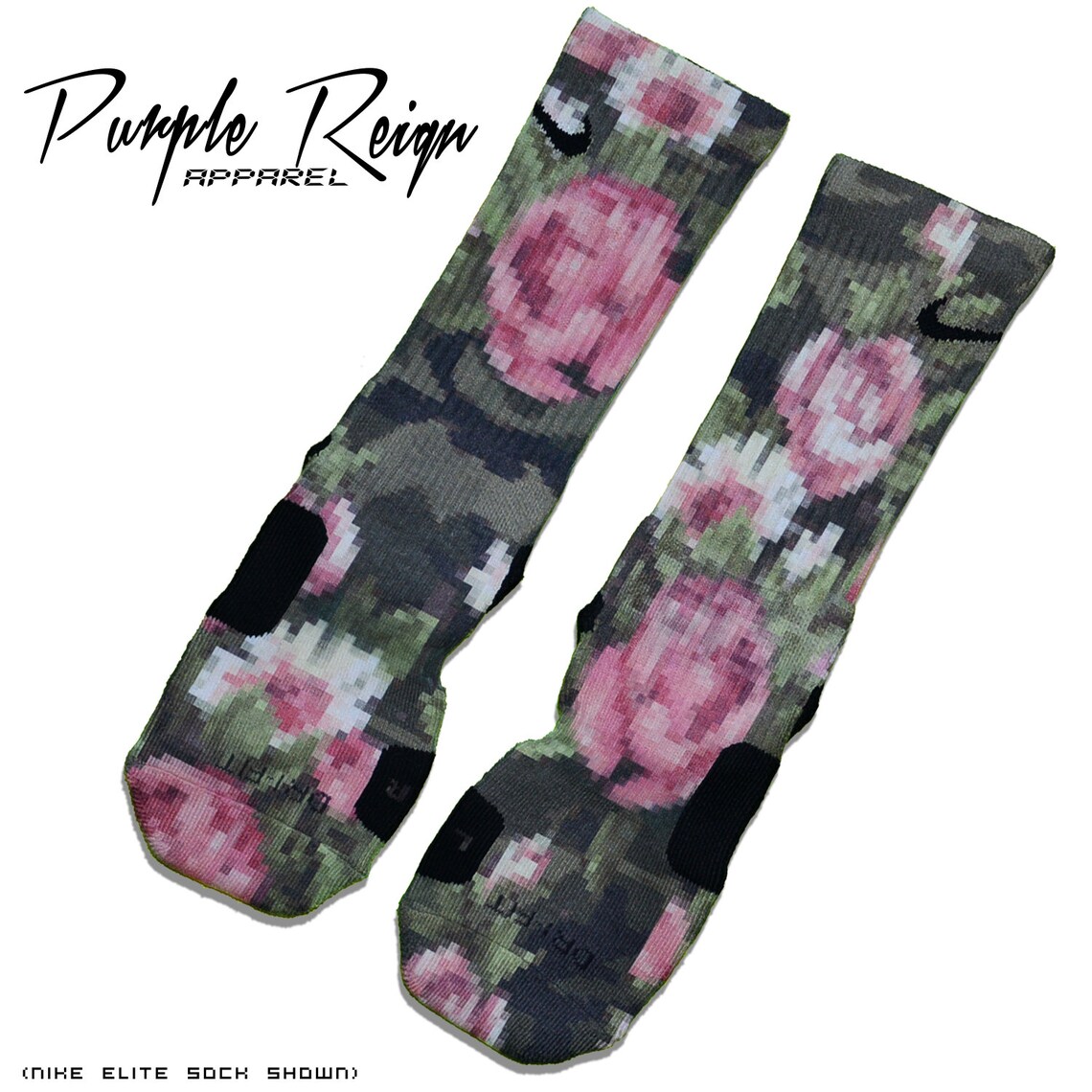 camo nike elite socks