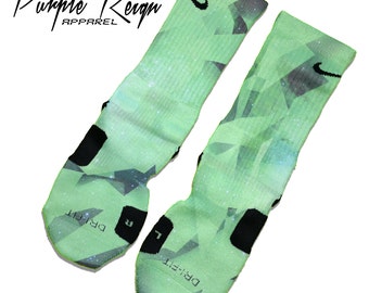 Custom Nike Elite  "Mint" Socks