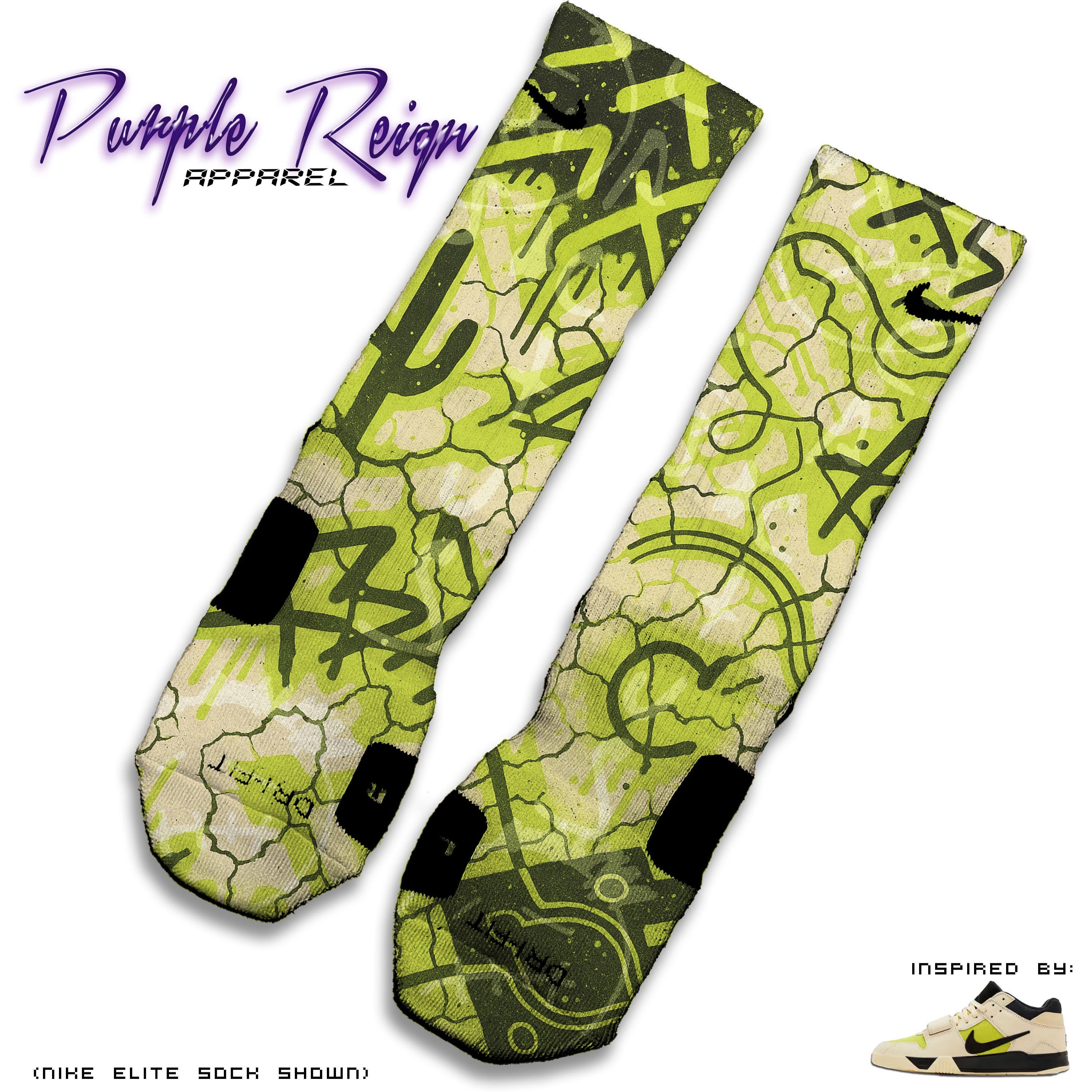 2足Nike Jordan x Travis Scott Crew Socks Nike Jordan Travis Scott Everyday Cushion Crew Socks Bone