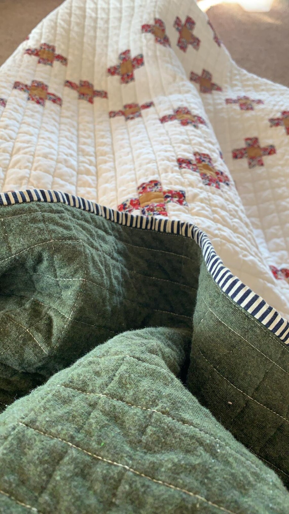 Daisy Chain PDF Quilt Pattern by Theowlhutch Baby Quilt Etsy