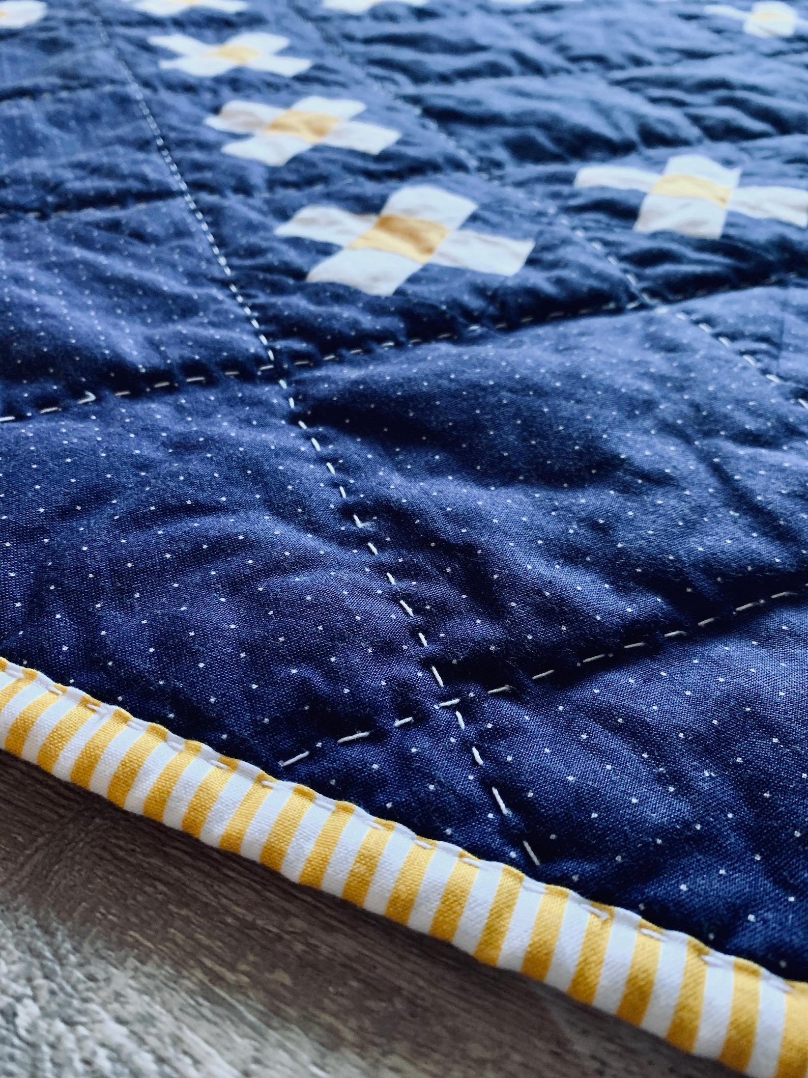 Daisy Chain PDF Quilt Pattern by Theowlhutch Baby Quilt Etsy