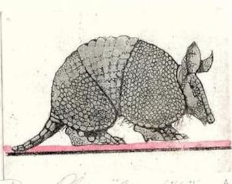 Armadillo / etching