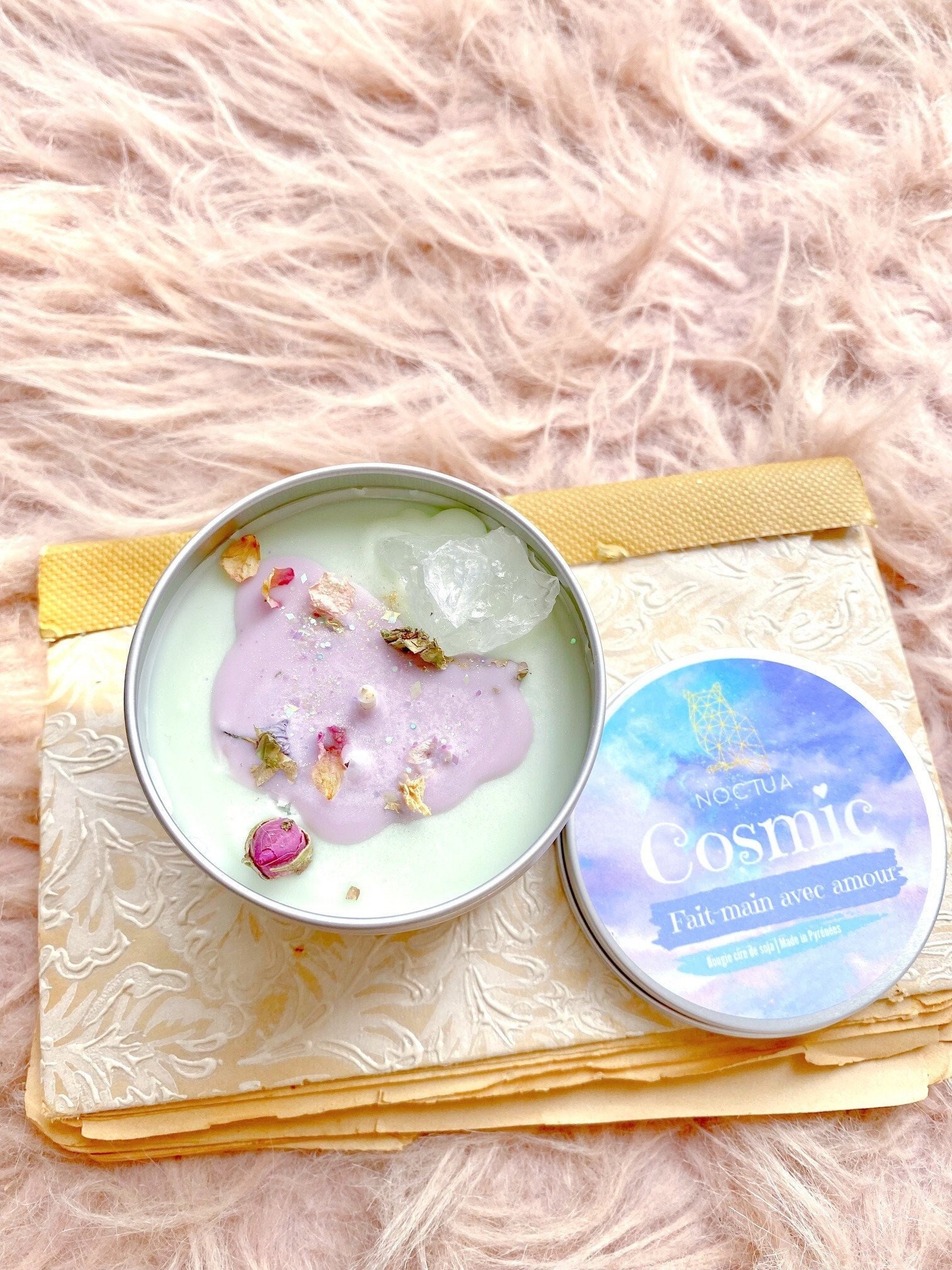 Bougie Parfumée Cosmic Senteur Barbe à Papa 200G