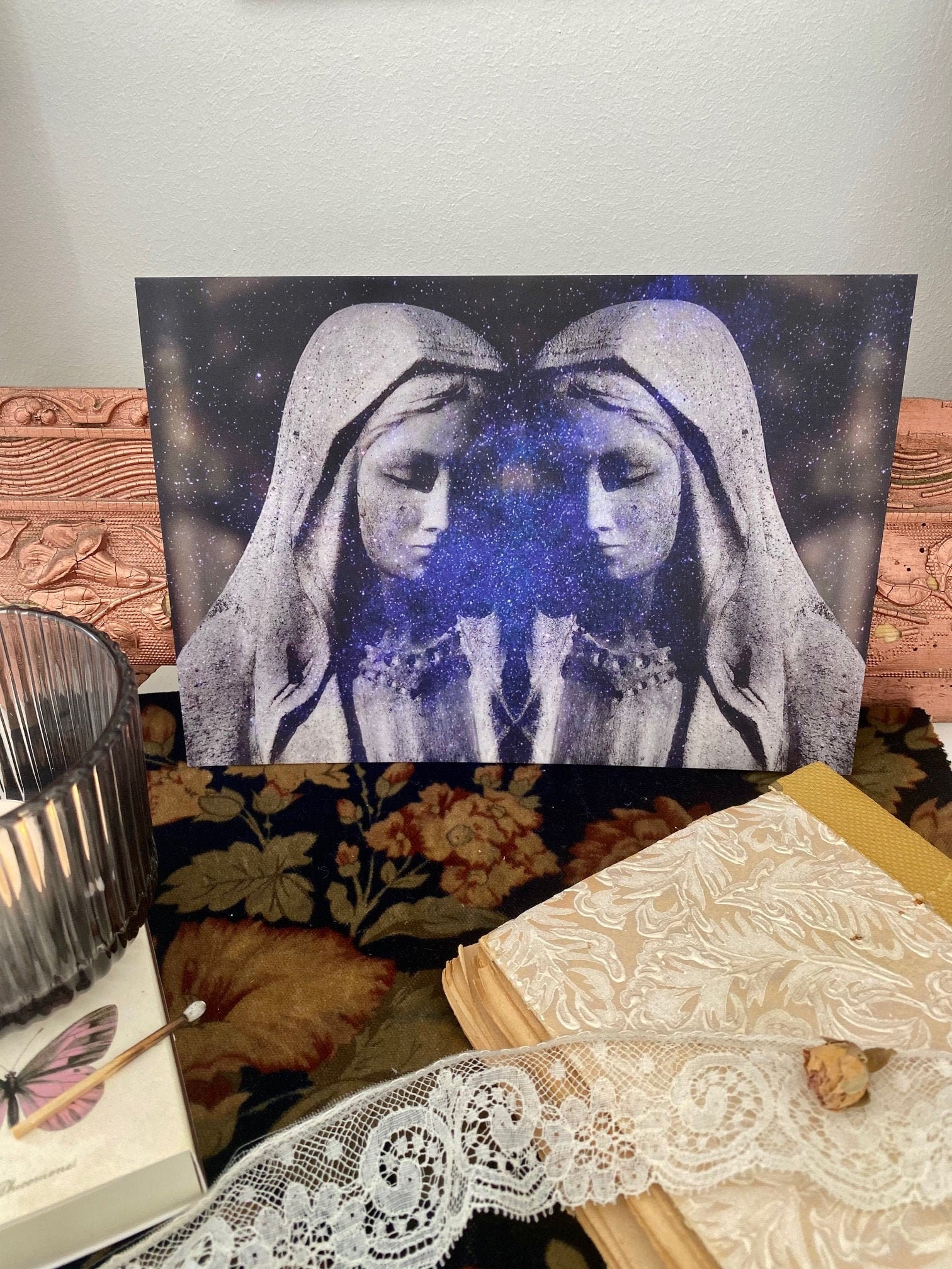 Affiche | Photo Illustration Art Print Vierge Mystique Univers