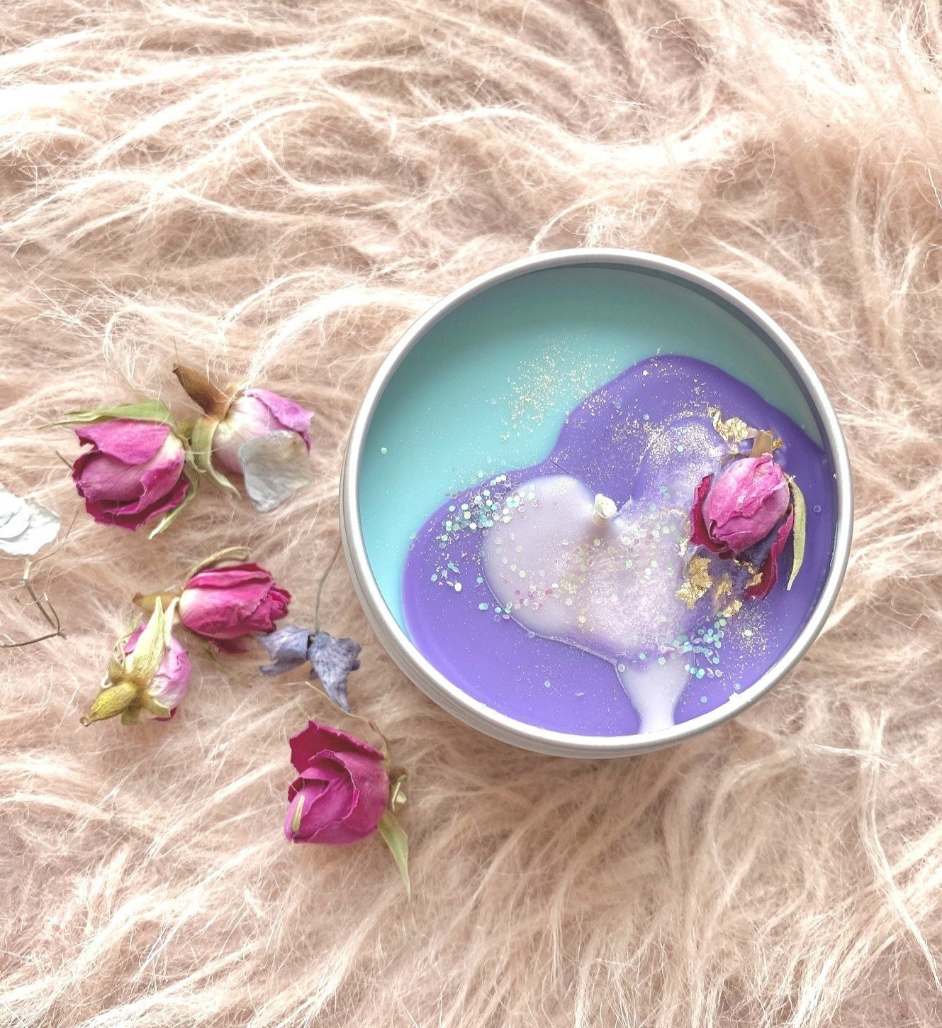 Bougie Sirène Paillettes Féerique