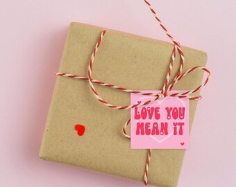 Valentine Tags Printable. Printable Valentine Tag. Instant Download. Happy Valentines day gift tag. Happy Valentines tag