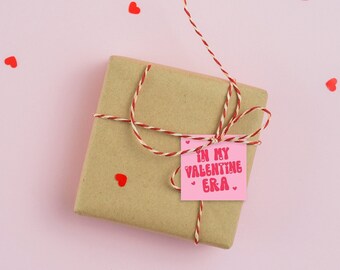 In My Valentine Era. Valentine Tags Printable. Printable Valentine Tag. Instant Download. Happy Valentines day gift tag.